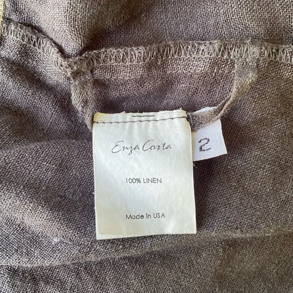 Enza Costa Linen Set Women’s M - Picture 6 of 6